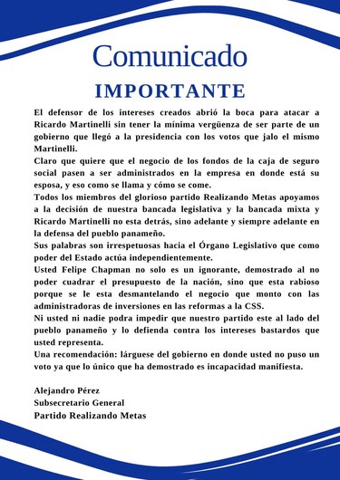 Alejandro Pérez sale en defensa del ‘mitómano’ y desafía al Gobierno tras declaraciones de Chapman