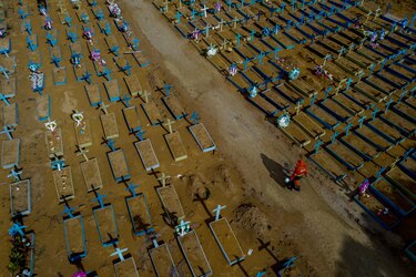 Brasil supera las 400,000 muertes por Covid-19, sin ver el final del túnel
