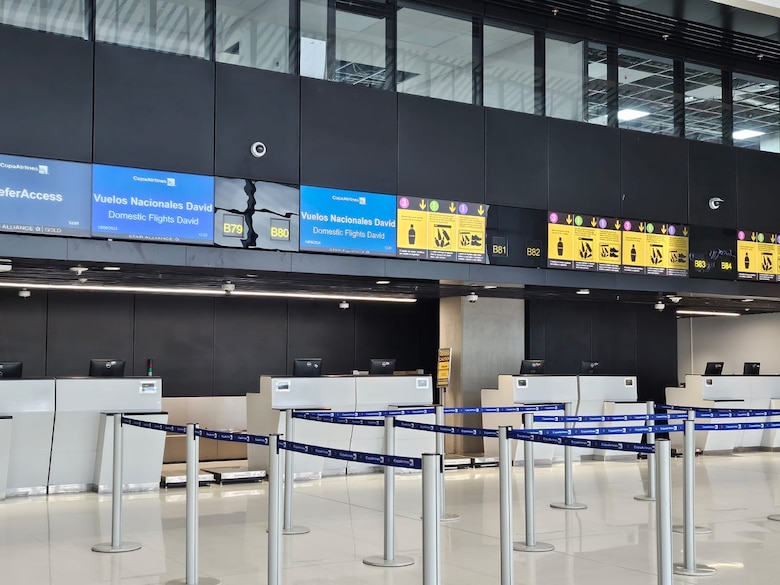 Así es la nueva área para los vuelos domésticos en la T2 de Aeropuerto de Tocumen