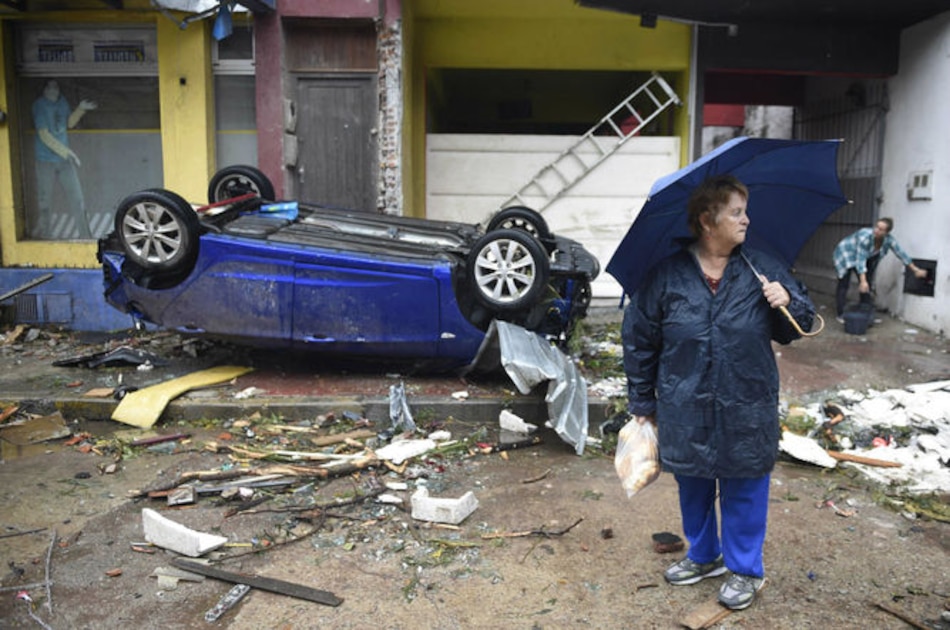 Videos: Tornado en Uruguay deja siete muertos y 2 mil damnificados