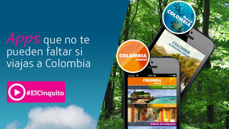 Aplicaciones para hacer turismo en Colombia