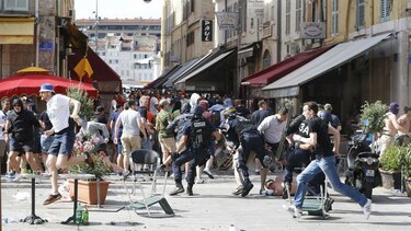 Nuevos disturbios en Marsella antes del Inglaterra-Rusia