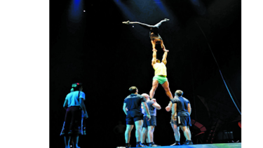 Soda y acrobacias