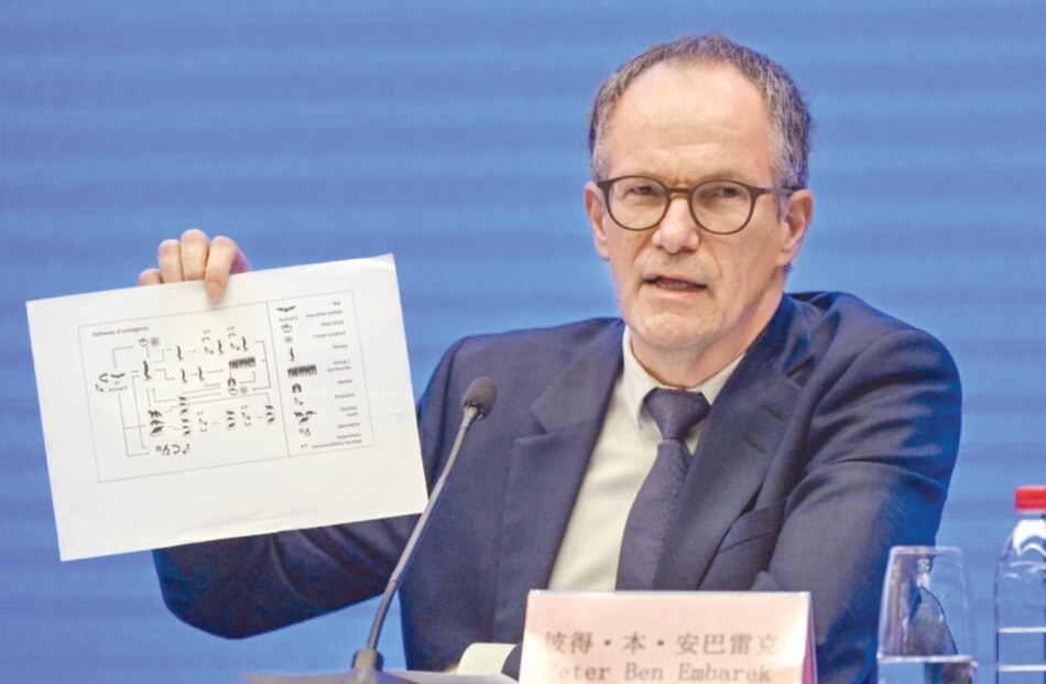 Expertos de OMS privilegian pista del huésped ‘intermedio’