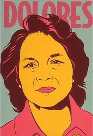 Muestra de Dolores Huerta, a galería de retratos