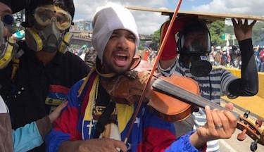 Liberado Wuilly Arteaga, el violinista de las protestas contra Maduro