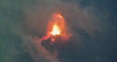 El volcán de Fuego de Guatemala vuelve a sus parámetros normales 