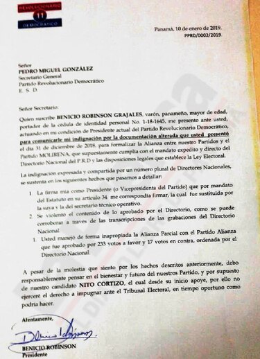 Benicio Robinson y Pedro Miguel González: 'No estamos divididos'
