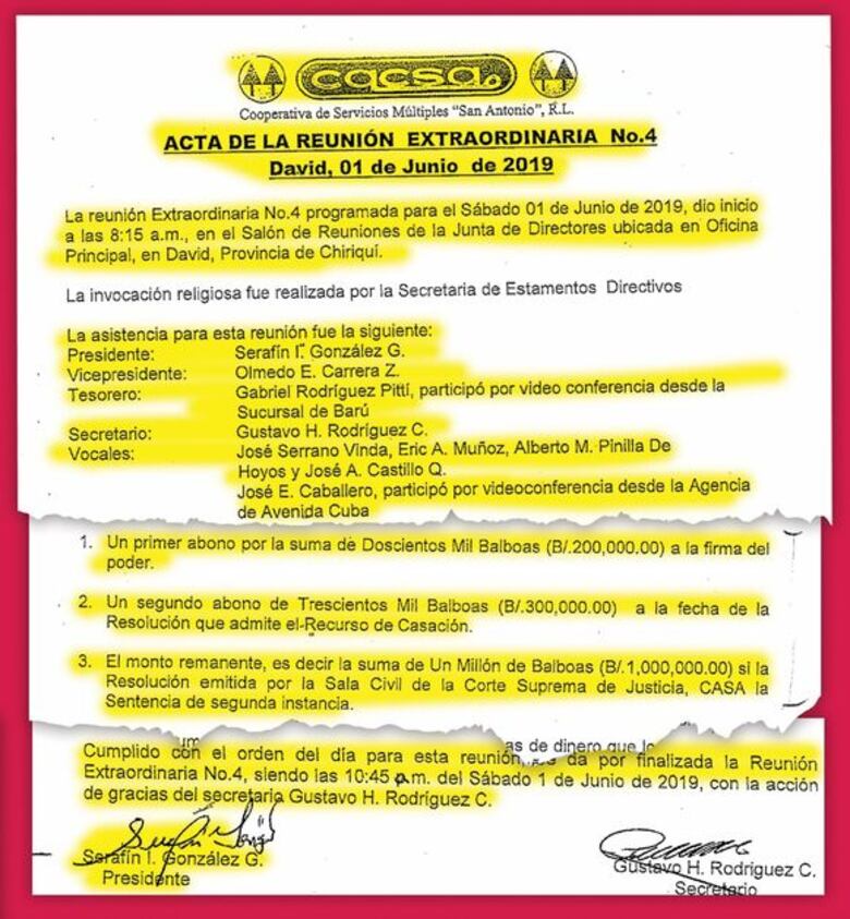 Fiscalía allanó oficinas de Cacsa