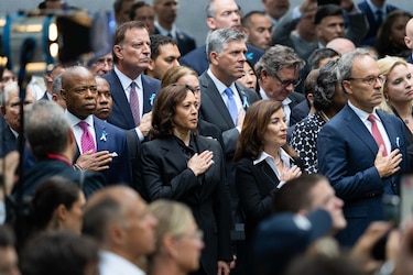 La vicepresidenta y el alcalde de Nueva York presiden los actos de homenaje del 11-S