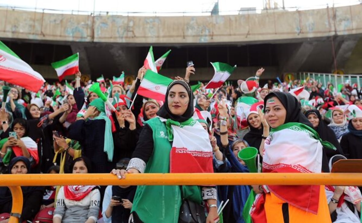 Las mujeres iraníes pudieron entrar al estadio después de casi 40 años.