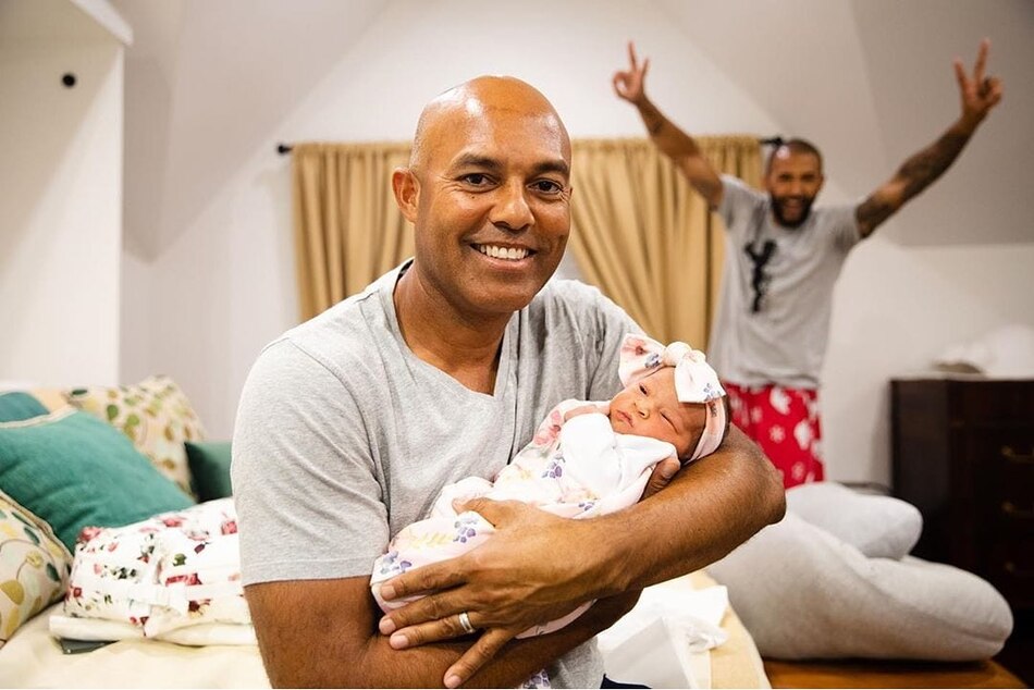 Mariano Rivera ya es abuelo, y compartió una fotografía con su nieta en redes sociales