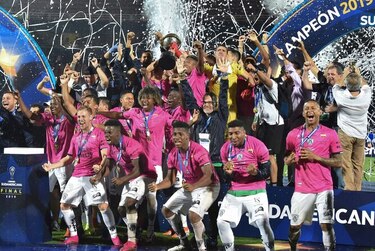 Gaby Torres, campeón de la Copa Sudamericana