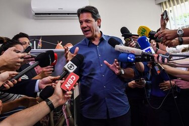 Fernando Haddad denuncia campaña de 'fake news' en su contra