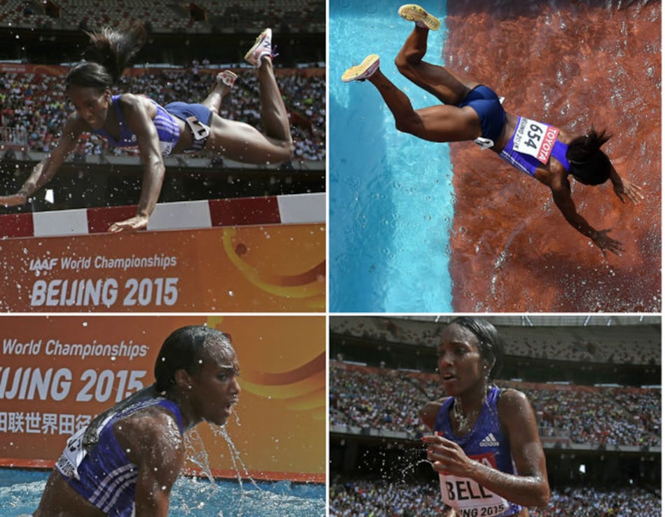 Rolanda Bell, decepcionada tras aparatosa caída en el Mundial de Atletismo