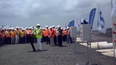 Comenzó el llenado de las nuevas esclusas del Canal en Cocolí