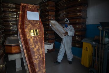 Brasil supera los 25,000 muertos de Covid-19