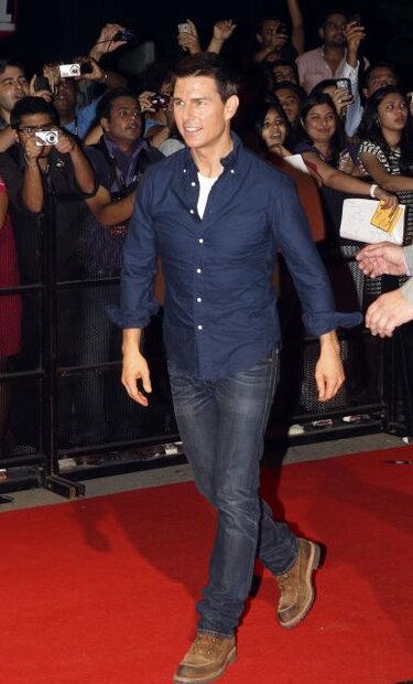 Pagan por aplaudir a Tom Cruise en la India