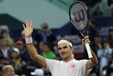 Del Potro y Federer pasan a octavos de final en Shanghái