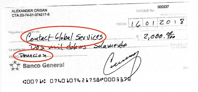 Gaby Carrizo recibió decenas de miles de dólares en donaciones no declaradas