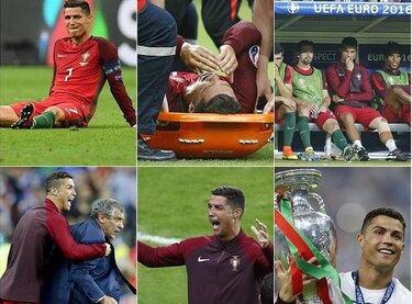 CR7 en la final: De lágrimas de dolor a lágrimas de alegría
