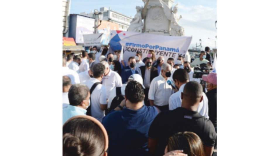 Firmo por Panamá se lanza a la calle en busca de apoyo