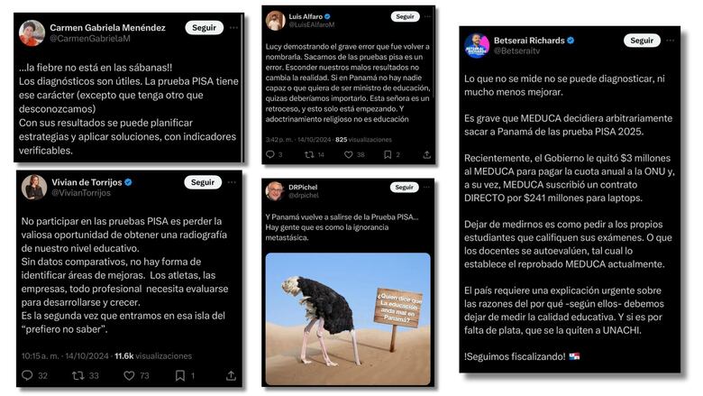 Ola de críticas tras la salida de Panamá de las pruebas PISA 2025