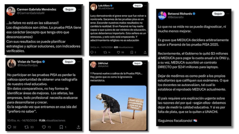 Ola de críticas tras la salida de Panamá de las pruebas PISA 2025
