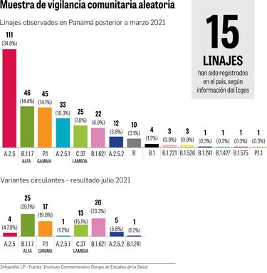 La variante Alfa predomina en los casos secuenciados