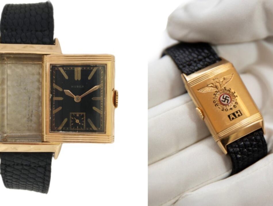 Subastan por 1.2 millones de dólares reloj que fue de Adolf Hitler