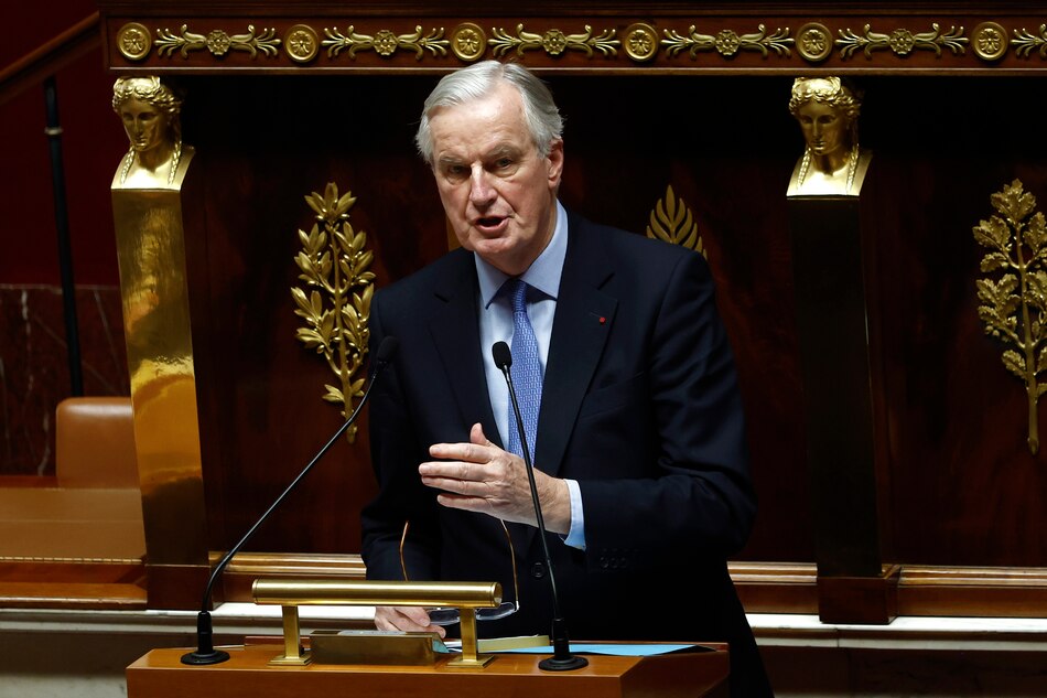 La Asamblea Nacional de Francia aprueba una moción de censura contra el primer ministro Michel Barnier