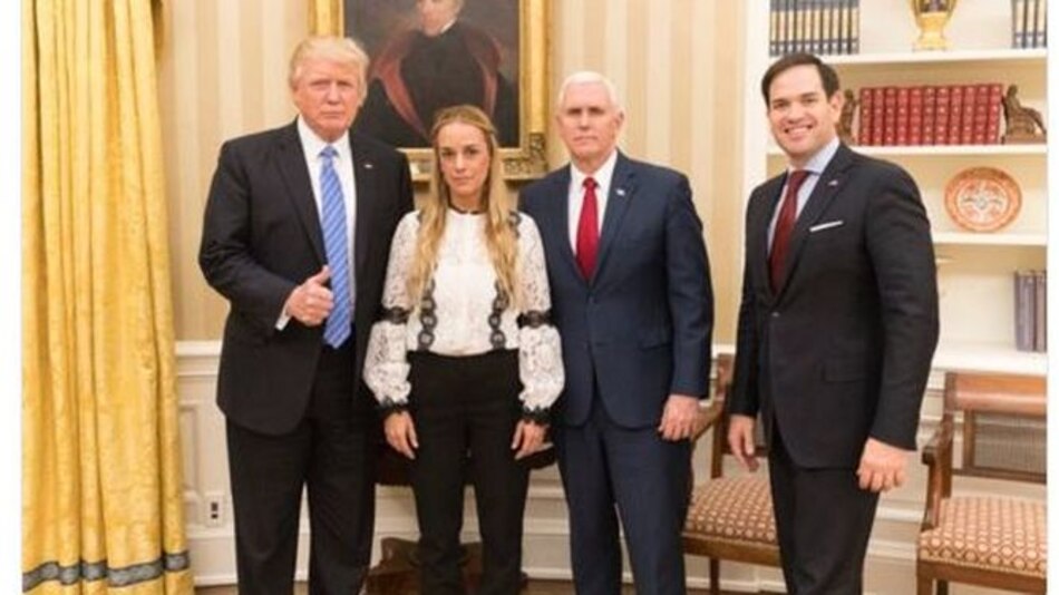 Donald Trump pide a Venezuela liberar al preso político Leopoldo López tras reunión con Lilian Tintori