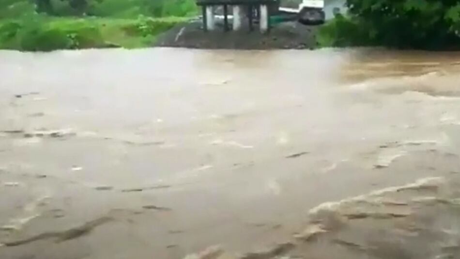 Sinaproc: Aumenta el caudal del río Guazarito en Calovébora, Veraguas