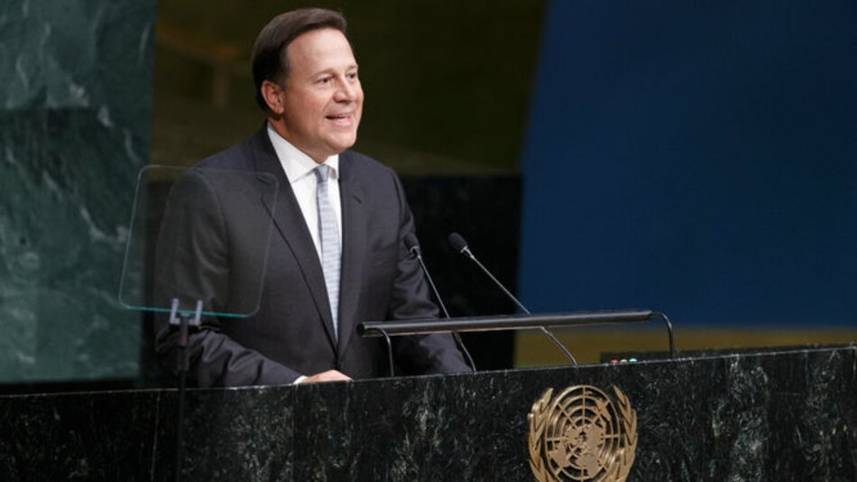 Varela anuncia en la ONU cambios al intercambio de información fiscal