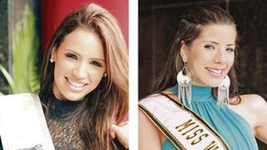 Dos chicas, dos coronas