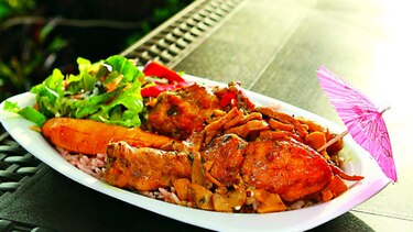 Festejo con sabor a curri y ají