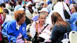 Panameños acuden al llamado del megacenso de salud