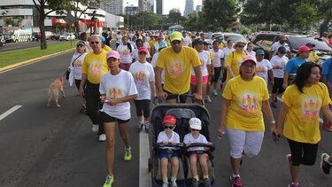 10 ciudades caminaron en apoyo a los pacientes con cáncer