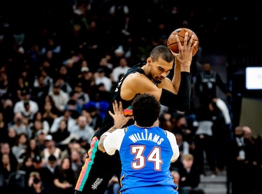 Wembanyama y los Spurs doblegan a los Thunder por cuarta vez este año