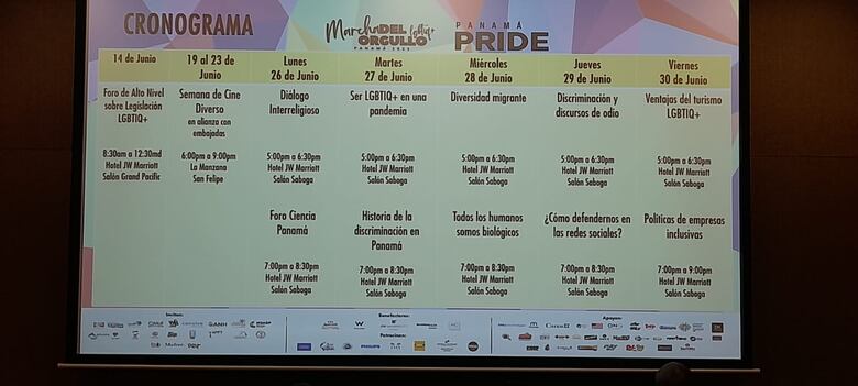 El World Pride Panamá presentó su agenda de actividades para su semana educativa 2023