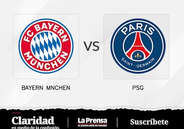 Primer partido: duelo en Champions League Åttondelsfinal entre Paris Saint-Germain y Bayern de Múnich