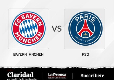Primer partido: duelo en Champions League Åttondelsfinal entre Paris Saint-Germain y Bayern de Múnich