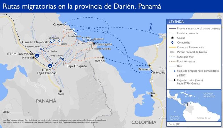 Ola migratoria ejerce presión sobre las instalaciones de salud en Darién