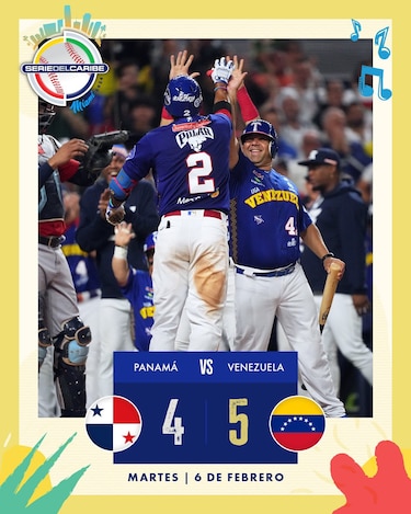 Venezuela le quita el invicto a Panamá en la Serie del Caribe 2024