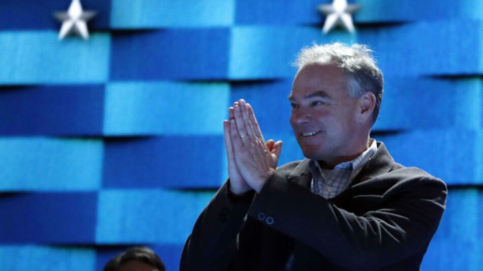 Demócratas nominan a Tim Kaine como candidato a vicepresidente de Hillary Clinton