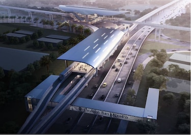 Así quedaría la estación del Metro en San Miguelito con la línea 2