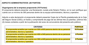 ¿Está arreglada la licitación de $80 millones del Minsa para la limpieza hospitalaria?