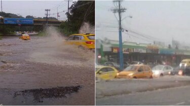 Inundaciones y desprendimiento de techos por fuertes lluvias
