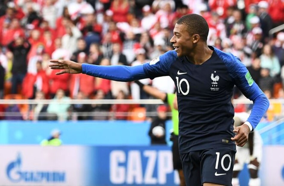 Mbappé se convierte en el goleador más joven de Francia en un Mundial