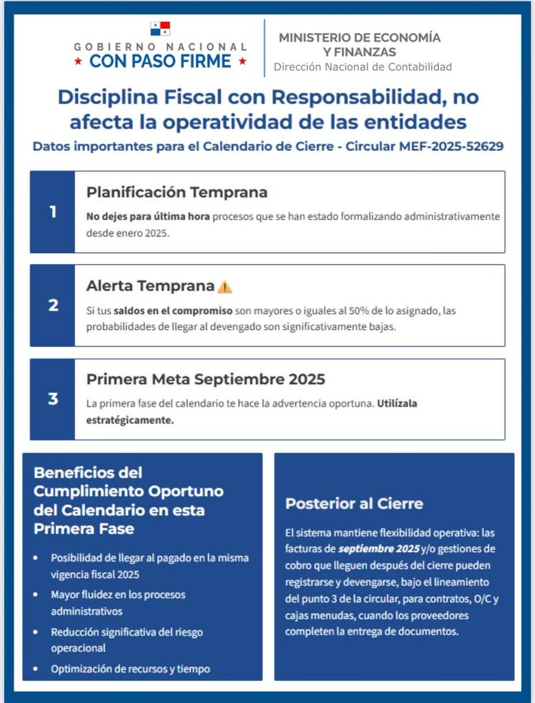 Así funcionará el calendario de cierre fiscal para los proveedores del Estado